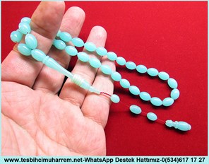 Özel Çalışma Turquoise Objeden Eski Alman Katalin Tesbih Bulutların Ötesinde